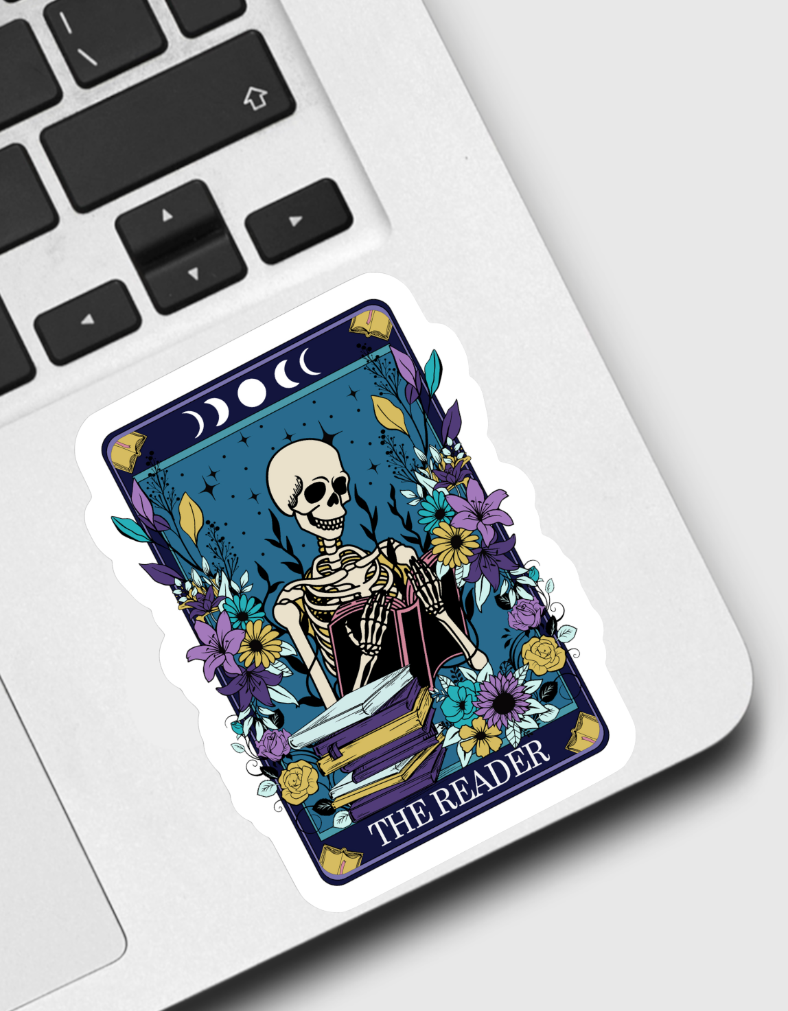 the reader tarot sticker