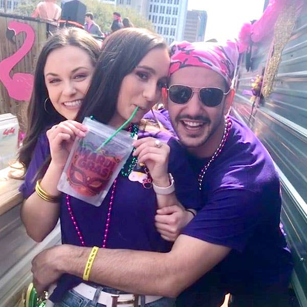 day drinking mardi gras fat tuesday parade schedule hands free bead catching festival party fun