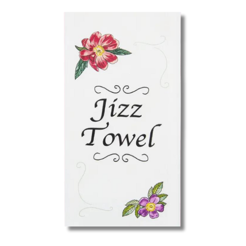 premium quality kitchen towel bathroom decorative funny comical jizz towel jerk off cum orgasm men boys wank gift hysterical hilarious joke