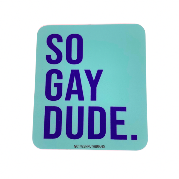 so gay dude we say gay pride month lgbtq queer rights gay allies