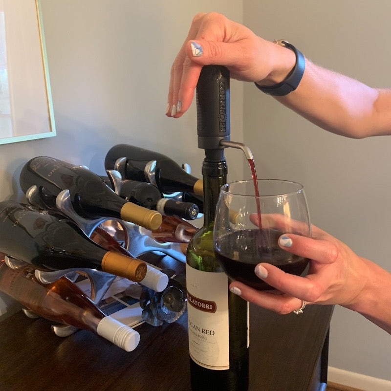 2-in-1 wine bottle aerator