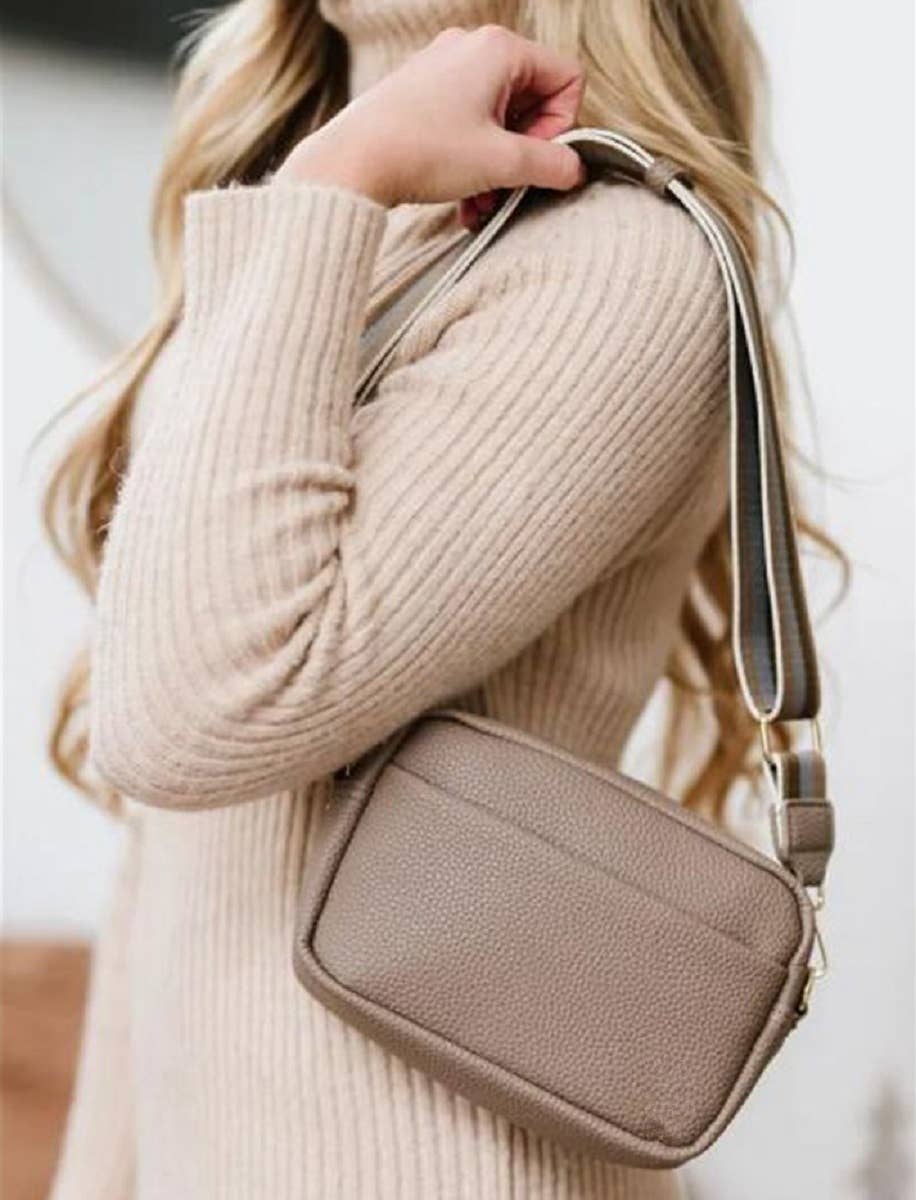 vegan faux leather perfect best belt bag with removable strap purse crossbody beltbag compact storage convenient on-the-go travel day mom fanny pack hip bag
