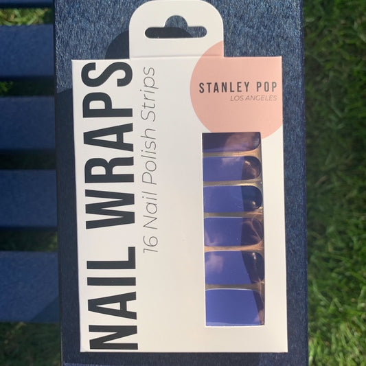 Cobalt blue nail polish strips