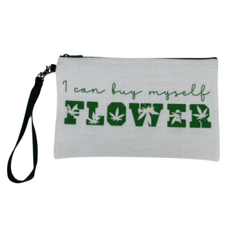 I can buy myself flower 420 wristlet bag – leggingsandvino.com