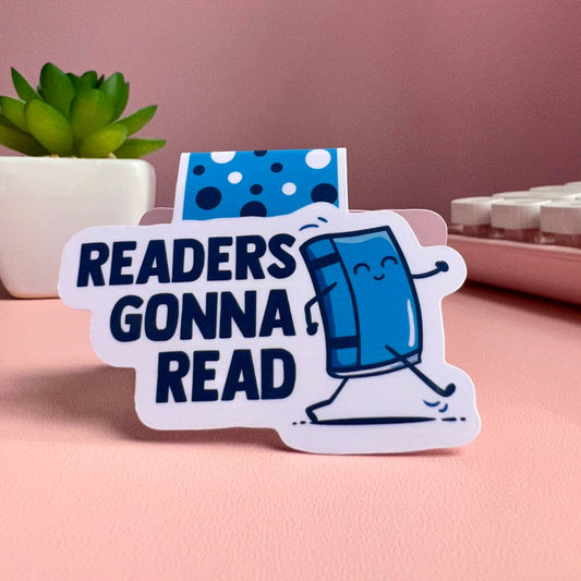 readers gonna read magnetic bookmark