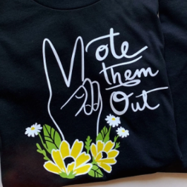 vote them out tee in black