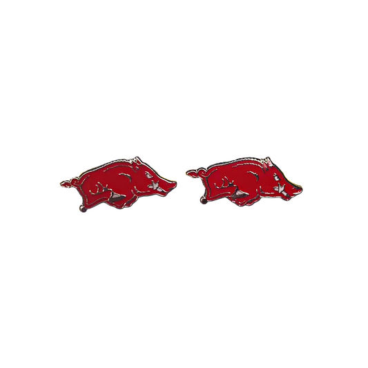 arkansas razorback stud earrings
