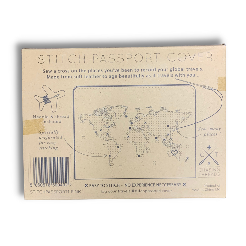 back image of the box for the stich where you've been passport cover