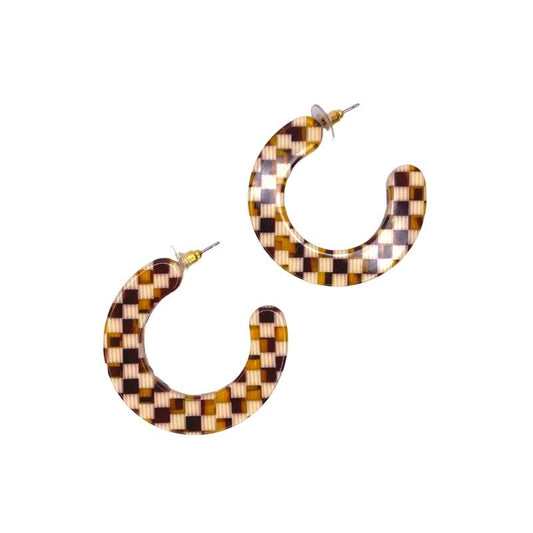 chunky-checker-hoop-earrings