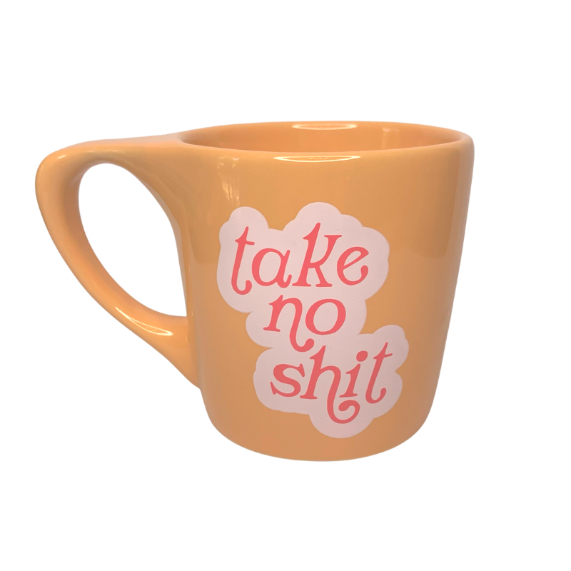 take no shit colorful mood mug coffee tea cocoa